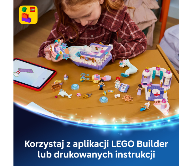 LEGO DISNEY 43299 Królewska łódź weselna Arielki - 1529815 - zdjęcie 8